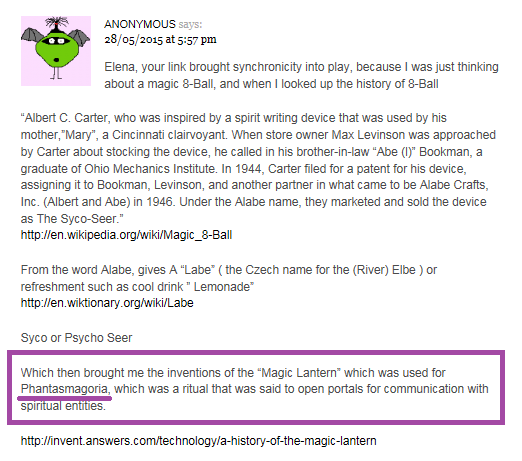 Phantasmagoria mention by A Void