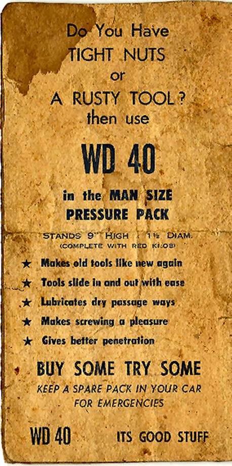 WD40 advert