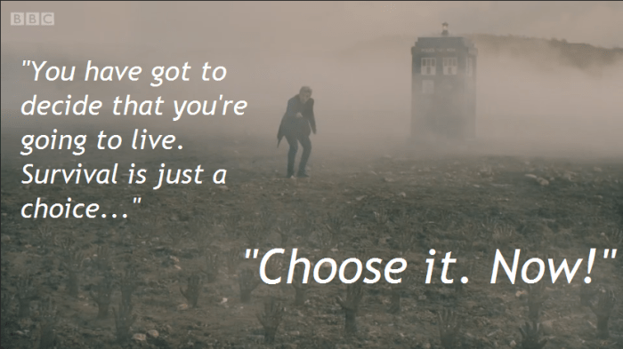 survival is a choice