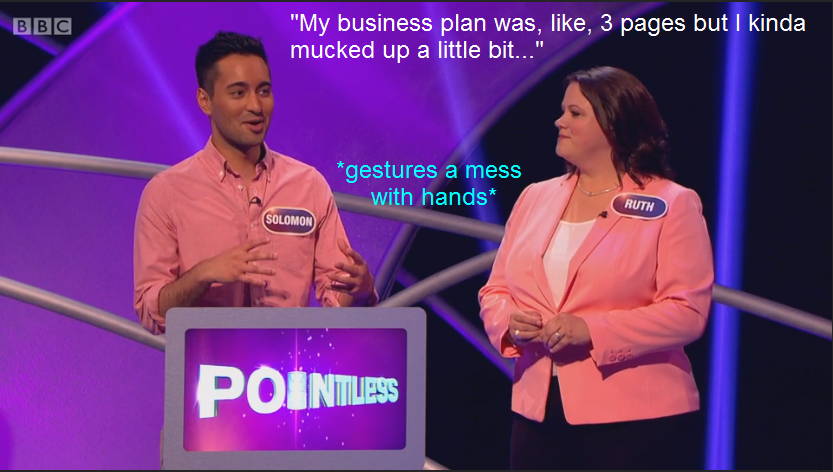 Clicky 'String Theory for Girls' 1.2 Solomons hand signal for mucking... messing up