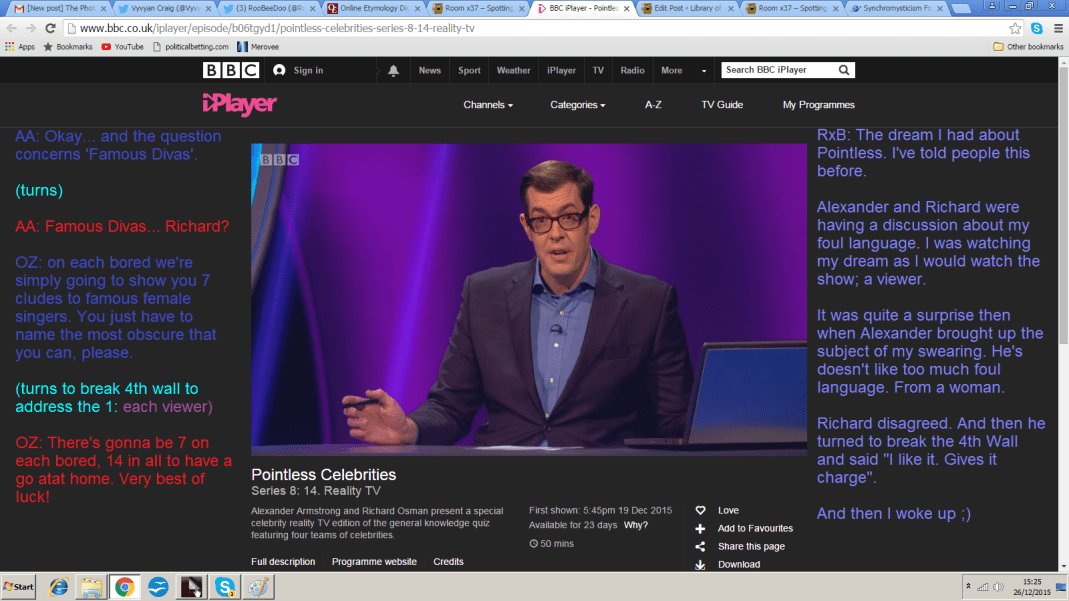 Clicky to embiggen 3. Me... You talking to me