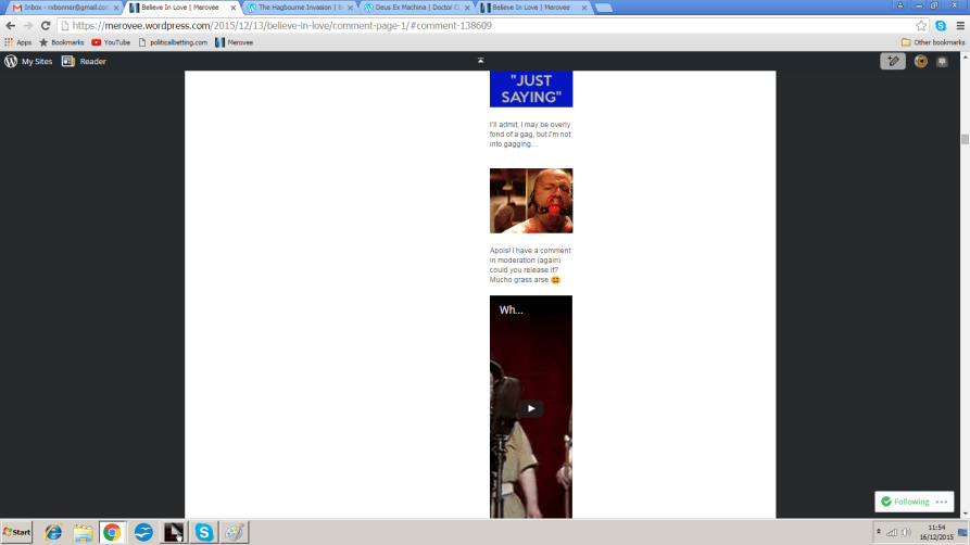 Another merovee comment in moderation part 2