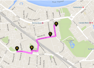 The way home from school