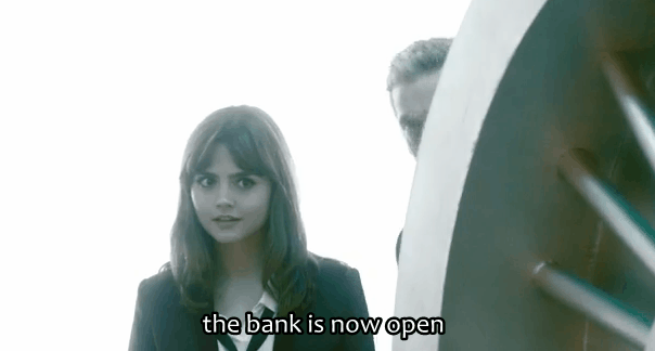 The bank is now open