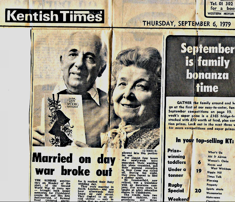 anne-and-eric-in-paper-celebrating-ruby-wedding-anniversary