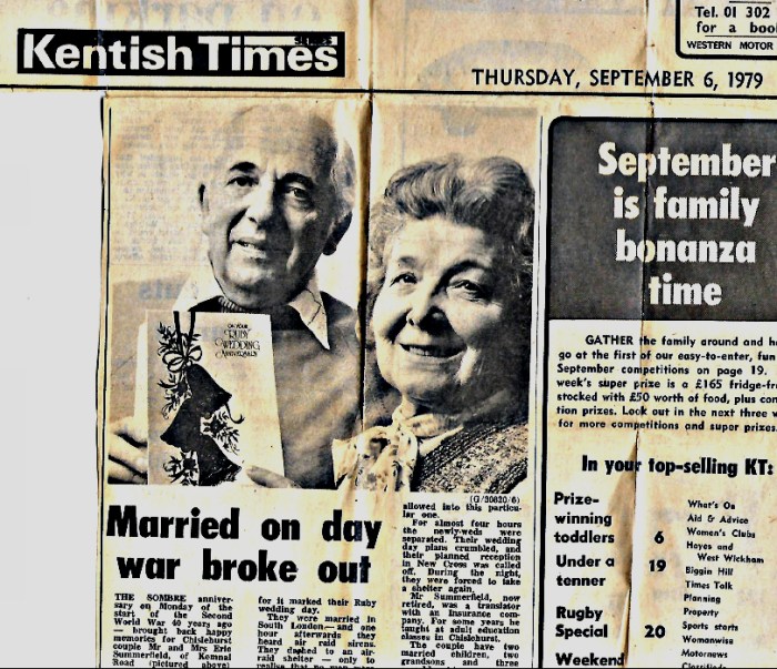 anne-and-eric-in-paper-celebrating-ruby-wedding-anniversary