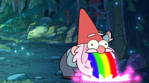 puking_rainbows_gravity_falls_looped