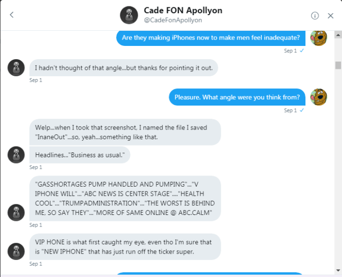 Friday Post Work Cade and Roob convo 5