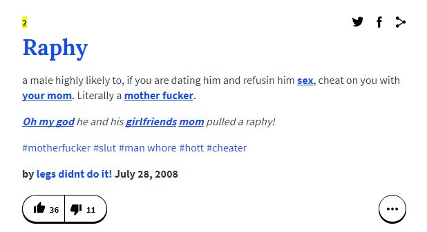 CLICKY: Song? Raphy 2nd definition