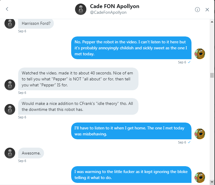 Roob and Cade afternoon chat 2