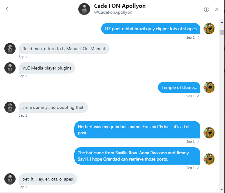 Roob tells Cade the syncs she spots in The Fedora Chronicles