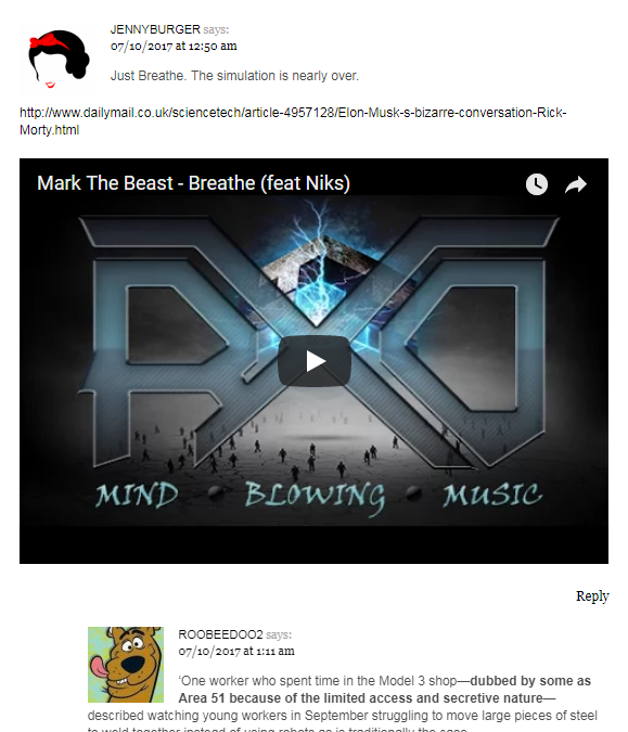 Selfie 3 Jen suggests breathing two Mark The Beast