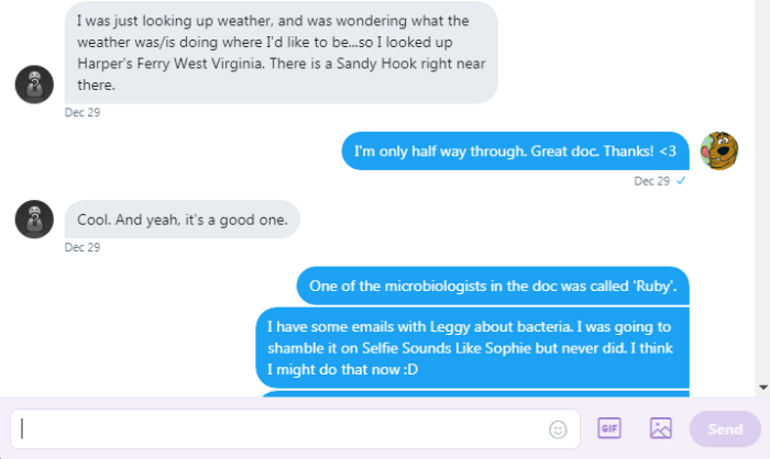 Cade mentions sandy hook Roob spots a Ruby