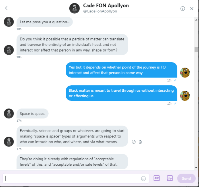 Cade poses Roob a question