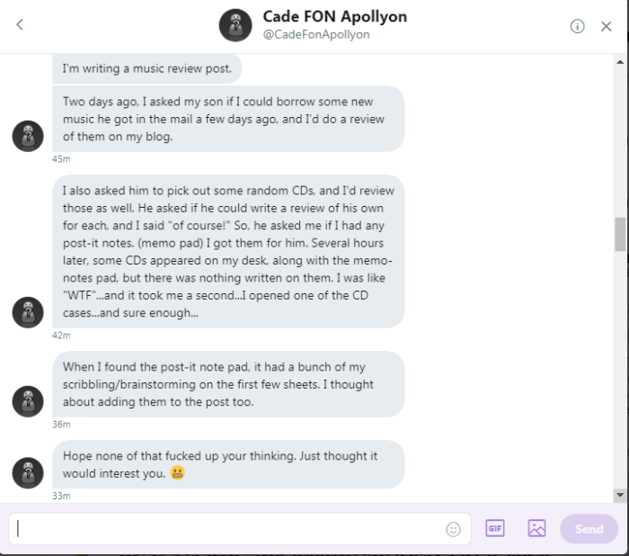 Cade explains and apologises