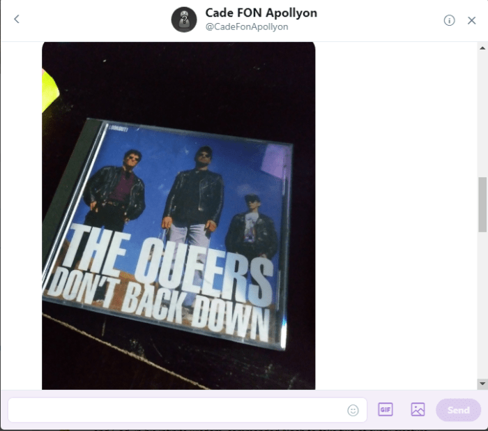 Cade pix The Queers Don't Back Down