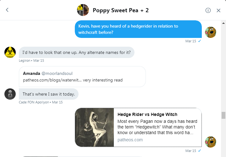 Three hedge riders in a row