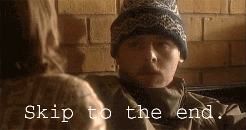 spaced skip to the end