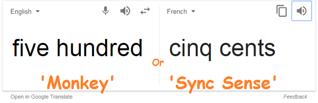 Franglish Monkey Sync Sense goes for Smiles