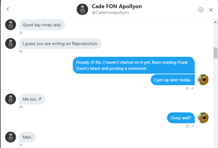 Cade and Roob start the day 1