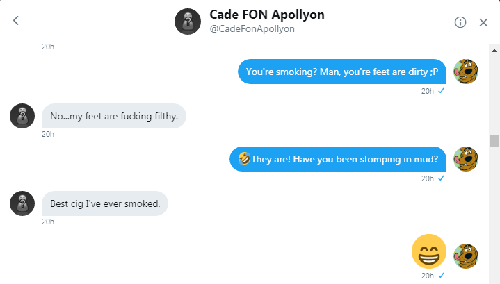 Cade shares the best cig hes ever smoked with Roob 1