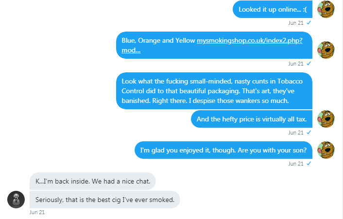 Cade shares the best cig hes ever smoked with Roob 5