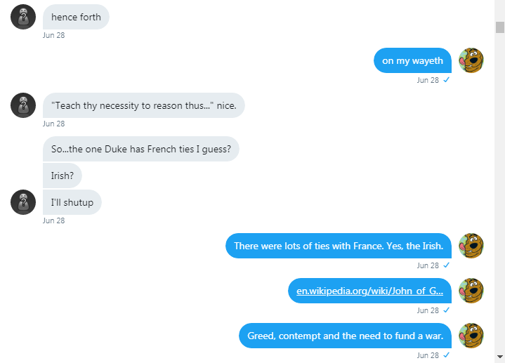 Roob and Cade watch Shakespeare 2