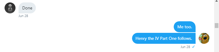 Roob and Cade watch Shakespeare 3