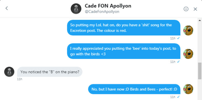 Roob asks Cade for a shit song 1