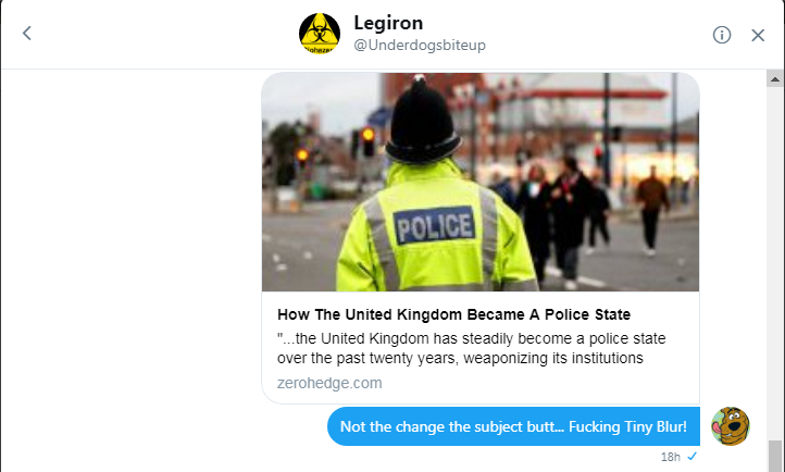 Tiny Blur disgusted by Legs and Roob 1