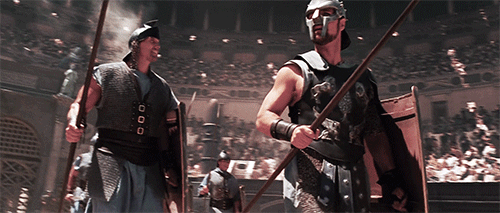 gladiators enter colosseum.gif