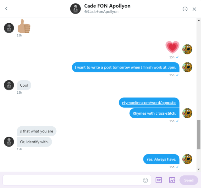 Roob tells Cade her posting plan