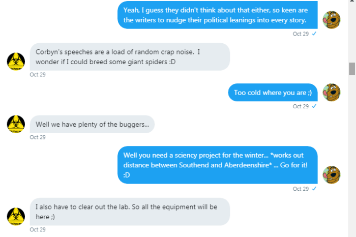 Leggy and Roob discuss Doctor Who Spider Episode 4