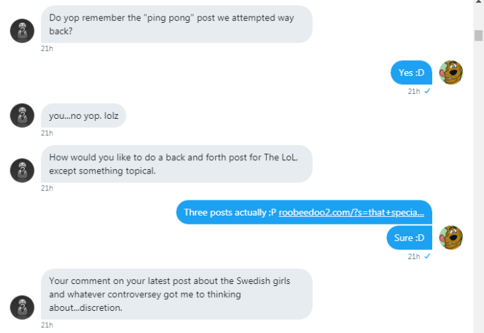 Cade makes a suggestion to Roob 2