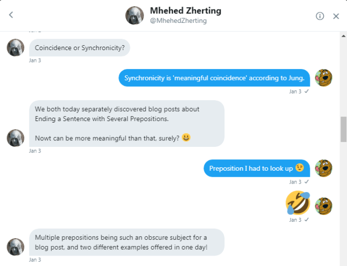 coincidence or synchronicity mhehed asks roob