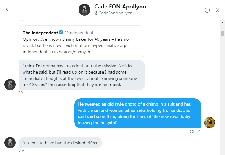 cade asks roob about Danny Baker 1