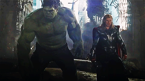 hulk thor smash
