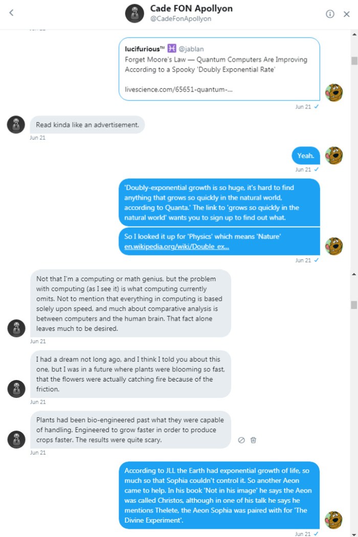 Cade and Roob Exponential Discussion