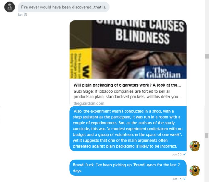 Cade and Roob Rebuttal Convo 1