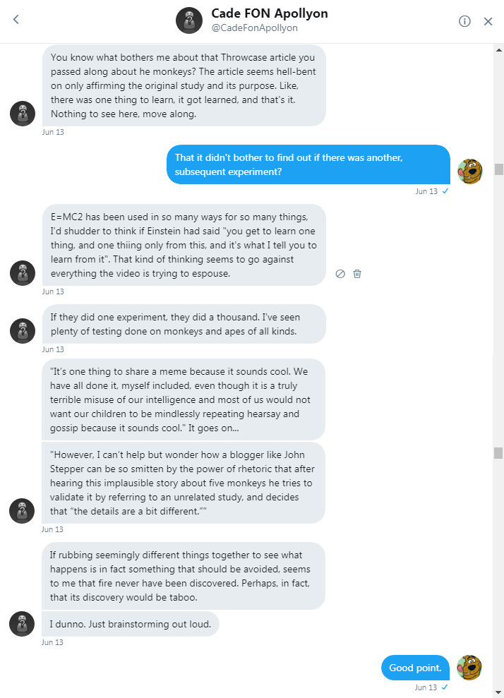 Cade and Roob Rebuttal Convo