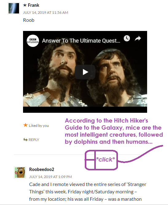 Frank and Roob and 42 on Merovee