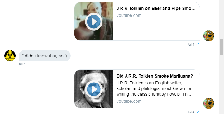 Leggy and Roob catch up 2