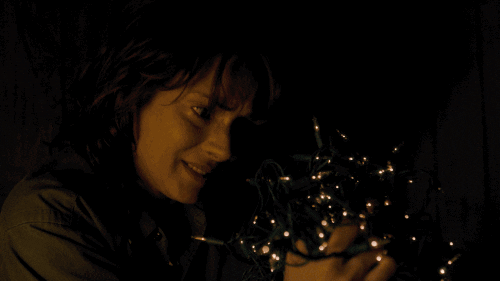 ST Winona Ryder tangled ball of lights.gif