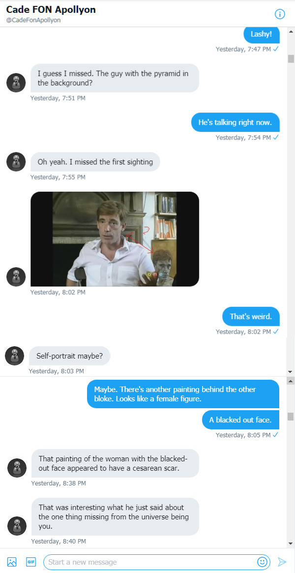 Cade and Roob discuss remoted viewed gnostic doc 1